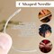 3 Rolls Hair Weaving Thread Professional Hair Extension Tools Sewing Threads and Needles Set Hair Extensions Thread with 3 Pcs C Shaped Needles for Making Wig DIY Hand Sewing Hair Weave Extension